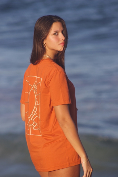 PEIXE T-SHIRT ORANGE - buy online