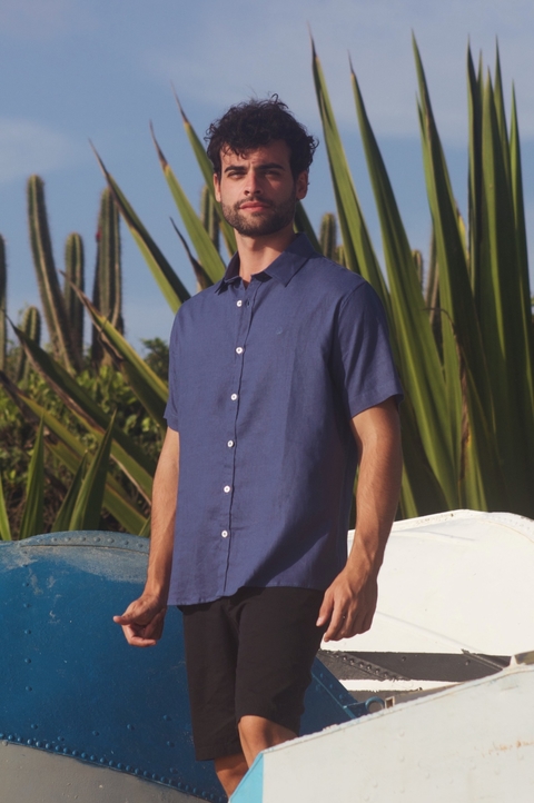 ALL DAY SHORT SLEEVE SHIRT / BLUE - buy online