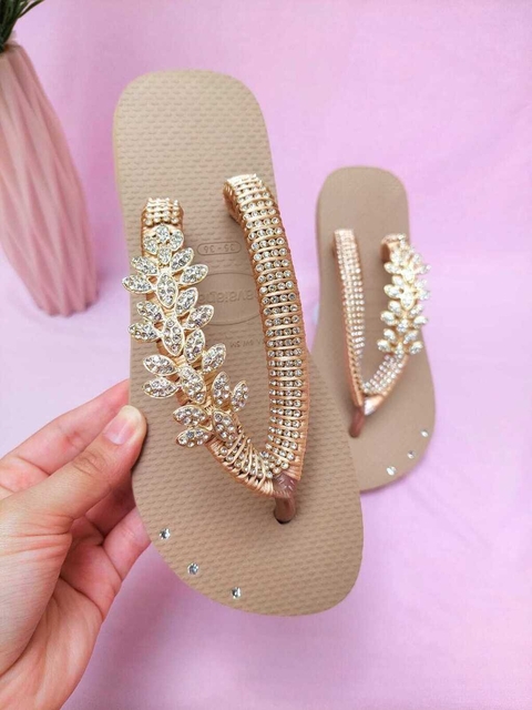 Havaianas Folhagem Bege - comprar online