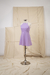 Vestido corto lavanda
