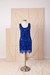 Vestido paillets azul