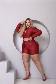 Imagem do Macaquinho Feminino Plus Size Tendência