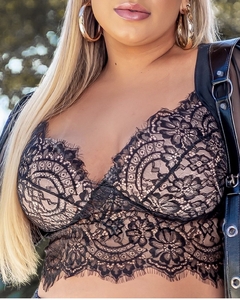 Cropped Renda Luxo Chantily Maitê - comprar online