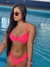 Biquini meia taça pink Neon - comprar online