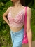 Conjunto Celine rosa com nude