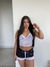 baby doll preto com branco - comprar online
