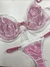 Conjunto Celine branco com rosa na internet