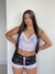 baby doll preto com branco