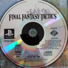 Imagem do PS1 - FINAL FANTASY TACTICS (MÍDIA PRETA)