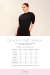 Groovy Puff Sleeve Moletinho Cropped 100% Algodão Premium Manga 3/4 Gola Levemente Alta Black
