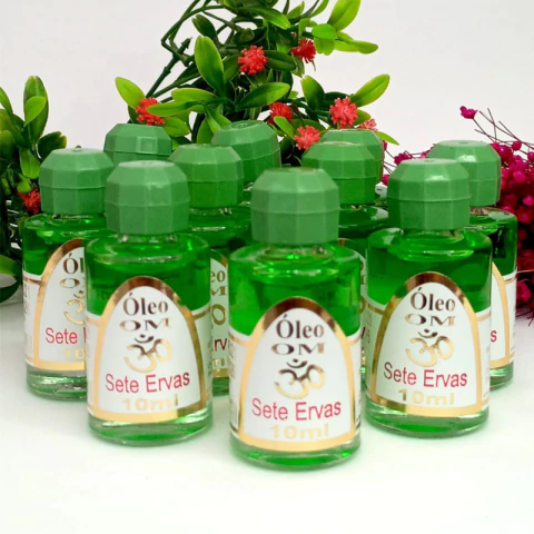 Kit 10 Frascos Essência de 7 Ervas a Base de Óleo - comprar online