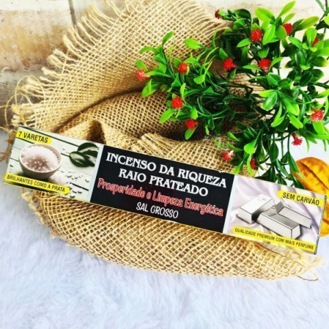 Sal Grosso Prosperidade e Limpeza Energética – Incenso da Riqueza Massala Premium Sem Carvão - comprar online