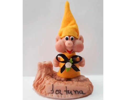 Duende da Virtude Amarelo - Duende da Fortuna - Incensário