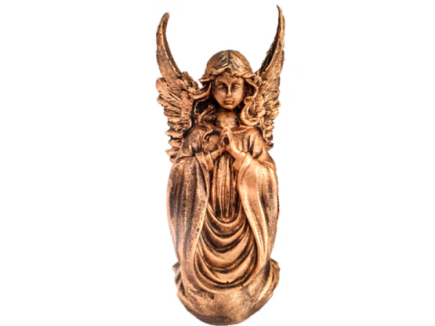 Anjo Rezando Ouro Velho - 20cm - comprar online