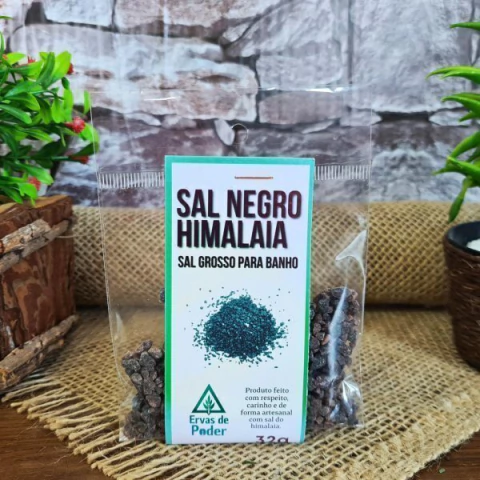 Sal Grosso Negro do Himalaia Para Banho e/ou Defumação - comprar online