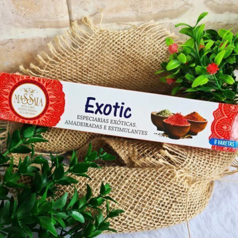 Exótico – Incenso Massala Premium Sem Carvão Feito a Mão com Receita Original - comprar online