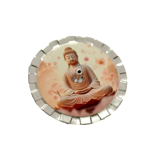 Buda 3 – Incensário Porta Incenso de Metal