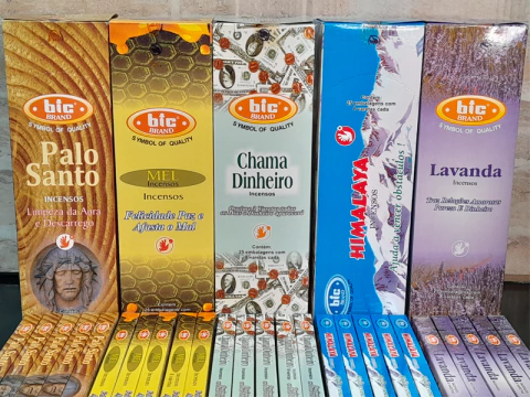 Kit Incensos Bic Sortidos 25 Caixinhas