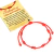 Pulseira 7 Nós da Proteção Tradicional Vermelha Grossa