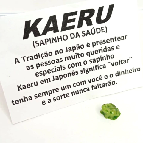Kaeru Verde – Sapo da Saúde - Talismã