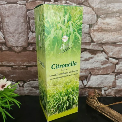 Caixa Fechada com 25 Caixinhas de Incenso Semi-Massala de Citronela - Flute - comprar online