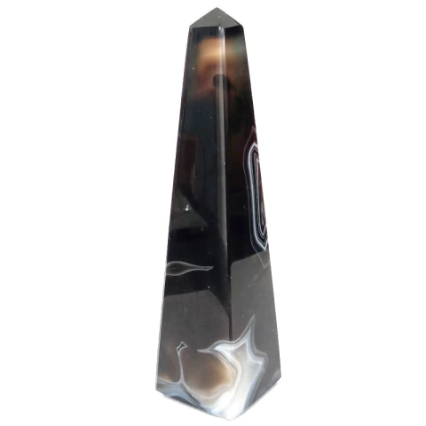 Ágata Negra Obelisco – 173g