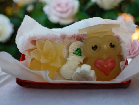 Kit Presente Sabonetes Artesanais de Natal para Professoras