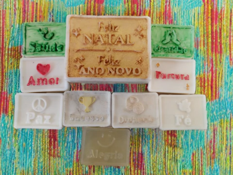 Kit Presente Feliz Natal e Ano Novo + Desejos de Fim de Ano