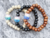 Pulseira Japamala de Madeira com Gato da Sorte Maneki Neko