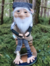 Duende Ancião Flexível de Cabelo Branco e Carinha de Bom Velhinho e Gorro Azul + Brindes na internet