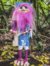 Duende Flexível de Cabelo Rosa e Olhos Azuis + Brindes - Bazar Completo