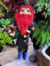 Imagem do Duende Executivo Flexível de Cabelo Ruivo Vermelho e Olhos Azuis + Brindes