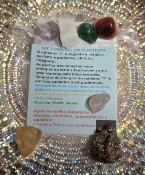 Kit 7 Pedras da Plenitude - comprar online