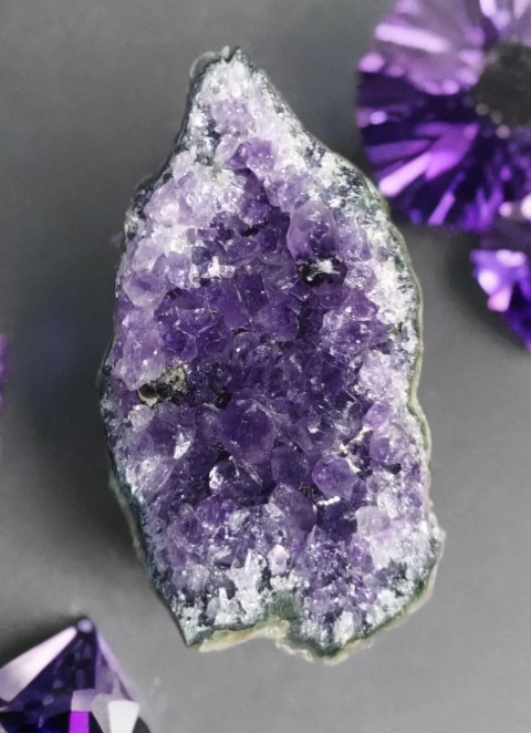 Ametista Pedra Bruta Drusa - Unidade - comprar online