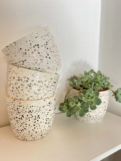 Maceta Mediana Terrazo - tienda online