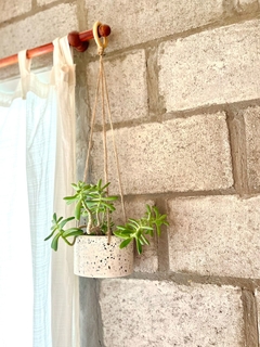 Maceta colgante terrazo en internet