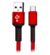 Cable Cargador Usb-c 1 Metro 5.1a Mallado Rojo DX-1MCABTC Dinax