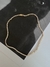 Colar Riviera Três Pontas Dourado - comprar online