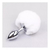 Plug Anal Pompom Branco - Tam P