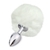 Plug Anal Pompom Branco - Tam P - comprar online