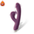 Vibrador Ponto G e clitoris com aquecimento - Ruby