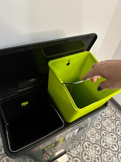 Tacho de basura dual reciclador 40 litros - comprar online