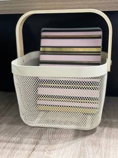 Canasto con manija de bambu Ferrara Natural - comprar online