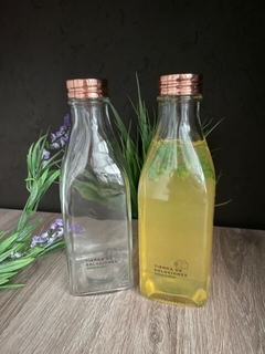 Botella tapa cobre