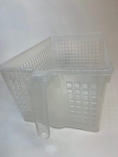 Canasta Potenza s/ ruedas grande Transparente - comprar online
