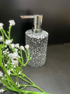 Dispenser y vaso granito gris Cagliari - comprar online