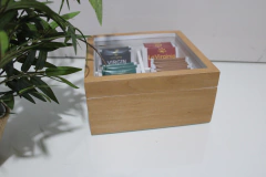 Caja de te x 4 madera con blanco - comprar online