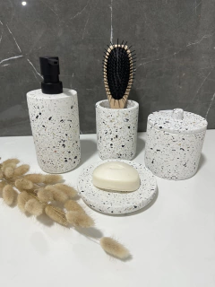 Dispenser granito circular Blanco - comprar online