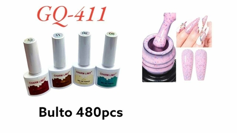 ESMALTE GEL DE YOGURT# GQ-411 (PACK X 12)