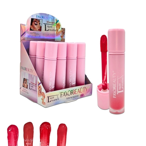 RUBOR LIQUIDO FAVORBEAUTY *F14-BL9105* (CAJA X12PCS)